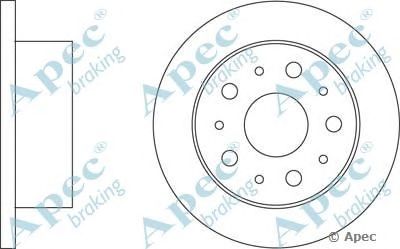 APEC BRAKING dsk2625 -  Тормозной диск